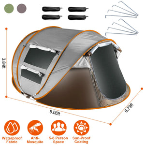 Discover the Ultimate 5-8 Person Pop Up Tent for Your Next Adventure