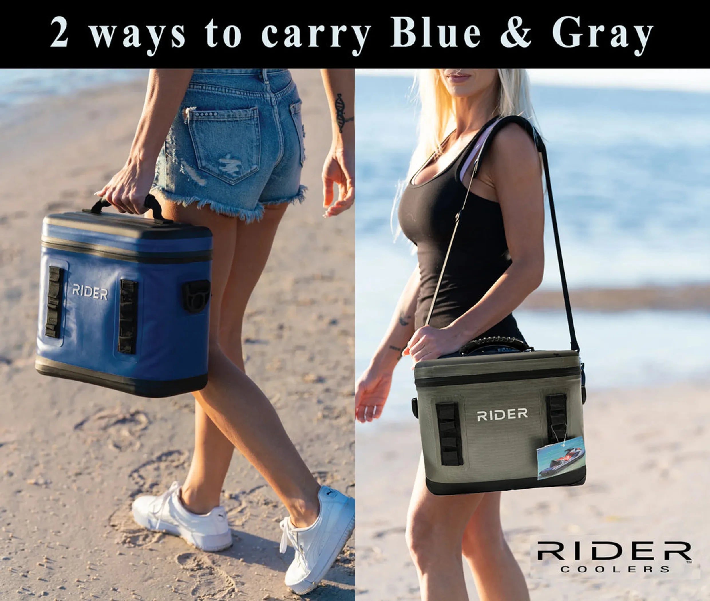 Jet Ski Coolers by Rider Coolers - Set WC Coolers, Fits All Personal Watercraft,