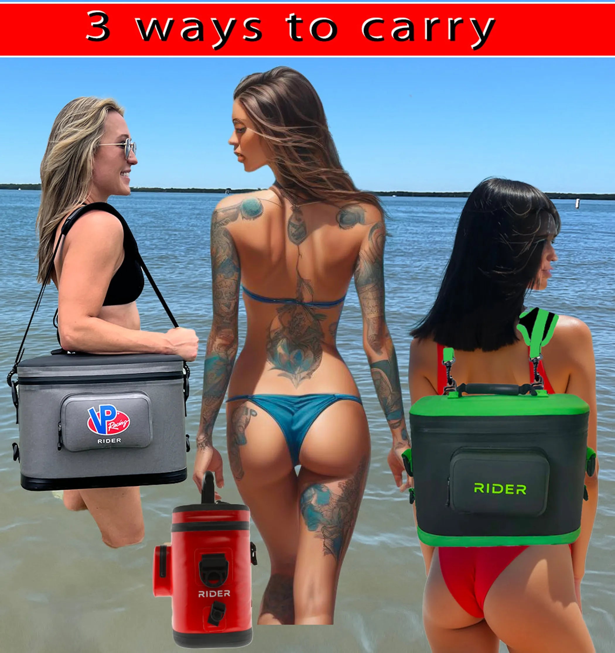 VP Racing Fuels Jet Ski Coolers by Rider Coolers - Single PWC Cooler, Officially Licensed