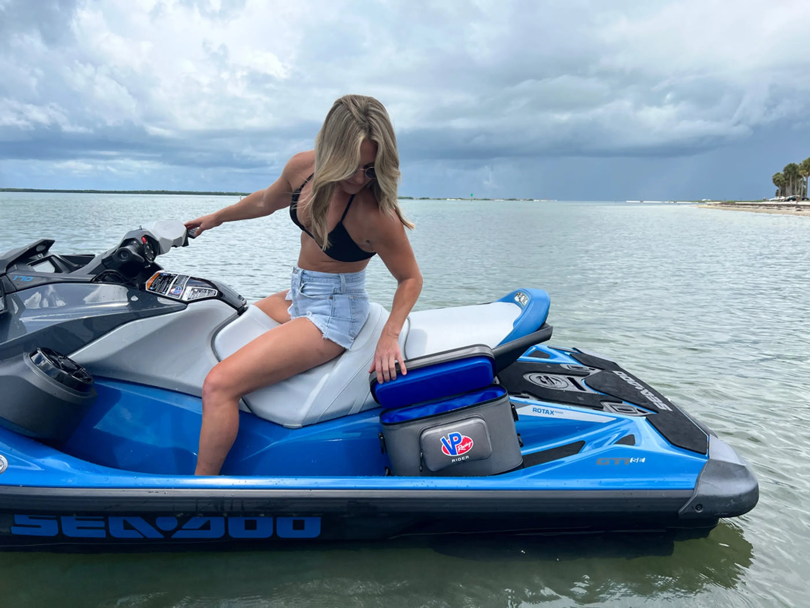 Large Jet Ski Coolers by Rider Coolers - Set Coolers, Fits All PWC's, Holds 10 Cans Each