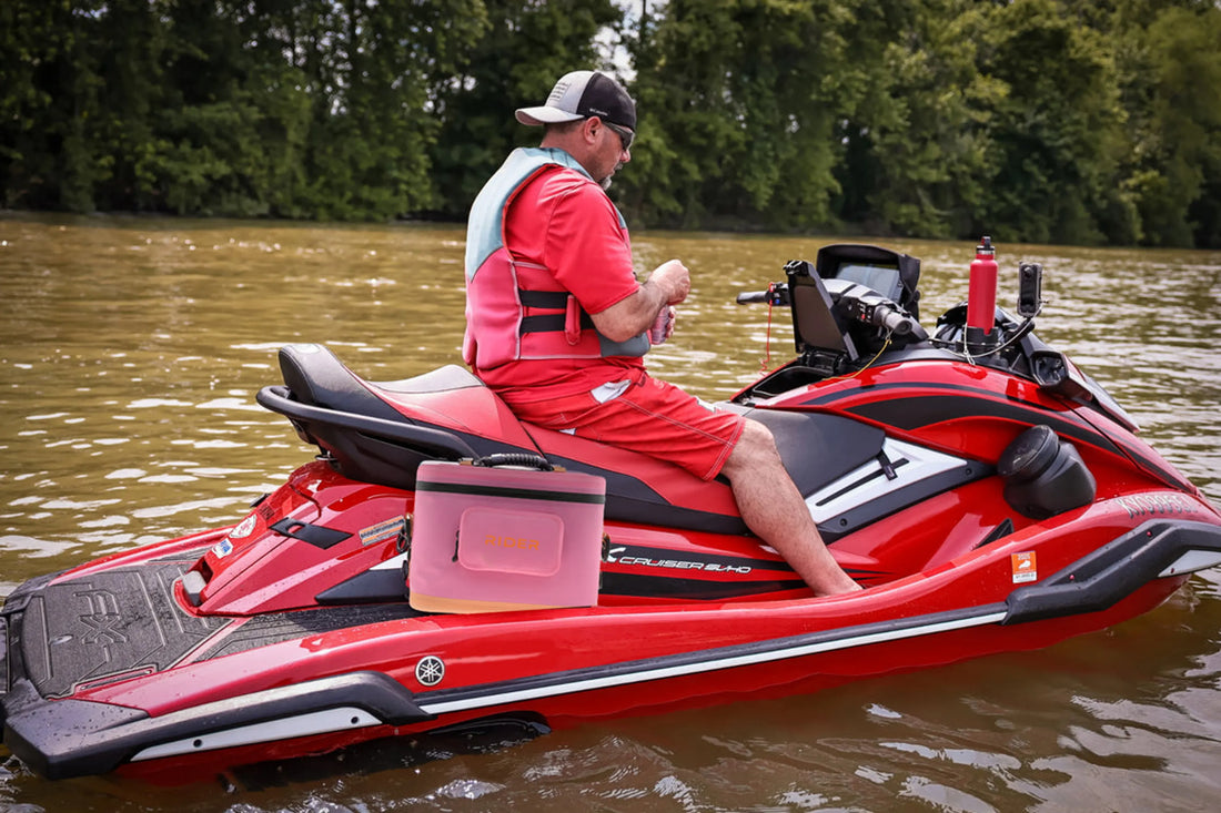 Large Jet Ski Coolers by Rider Coolers - Set Coolers, Fits All PWC's, Holds 10 Cans Each