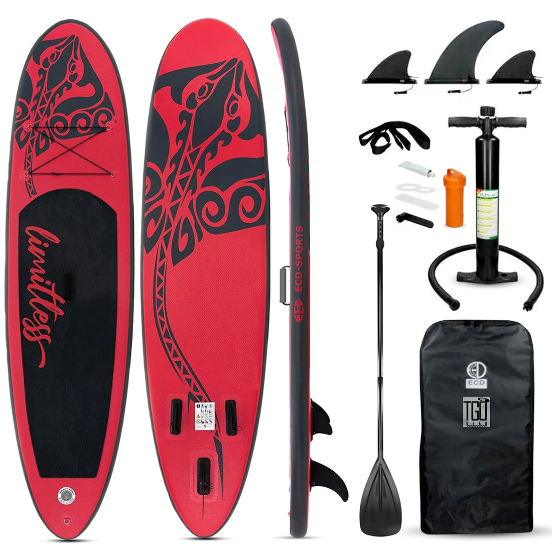 TGO Gear Inflatable Stand Up Paddle Board