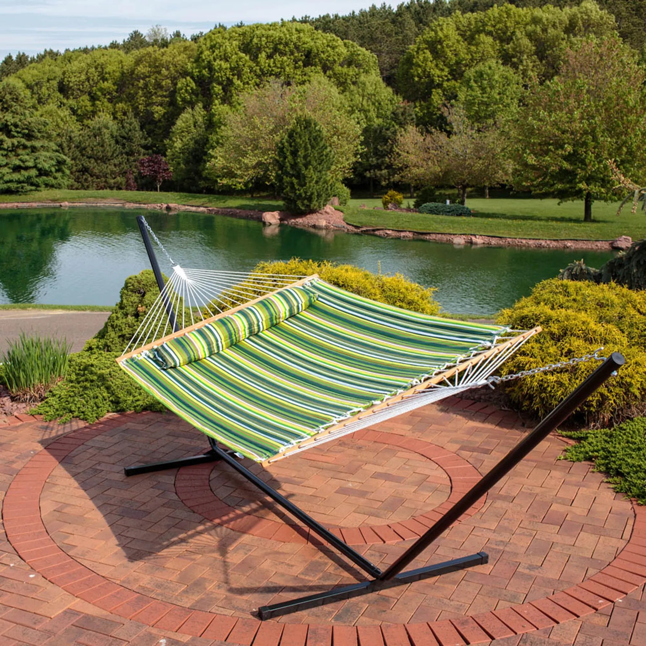 Striped Double Hammock