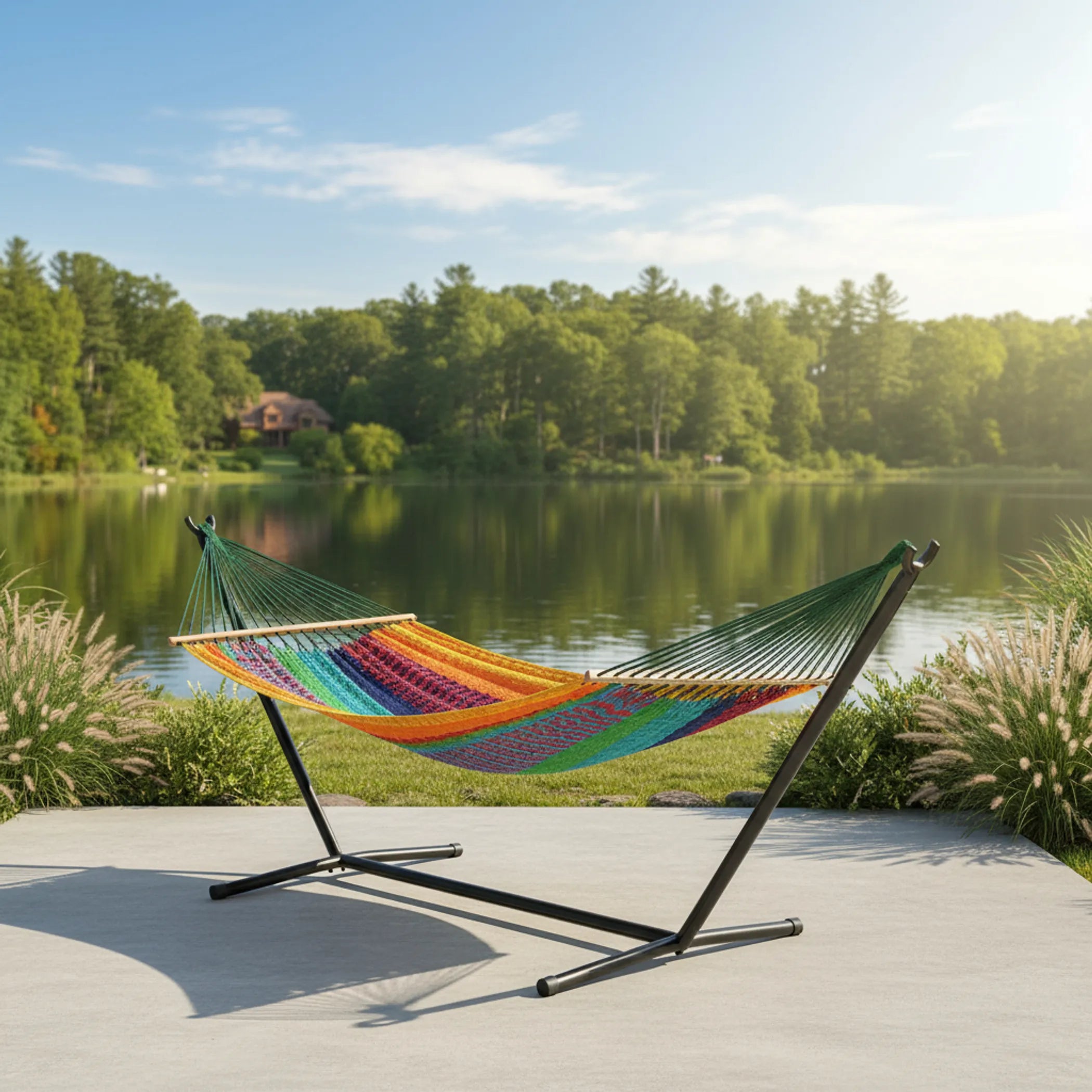 Striped Double Hammock