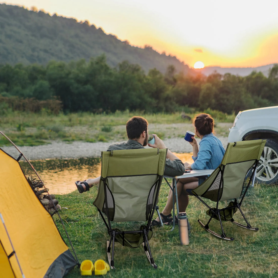Portable Camping Rocking Chair