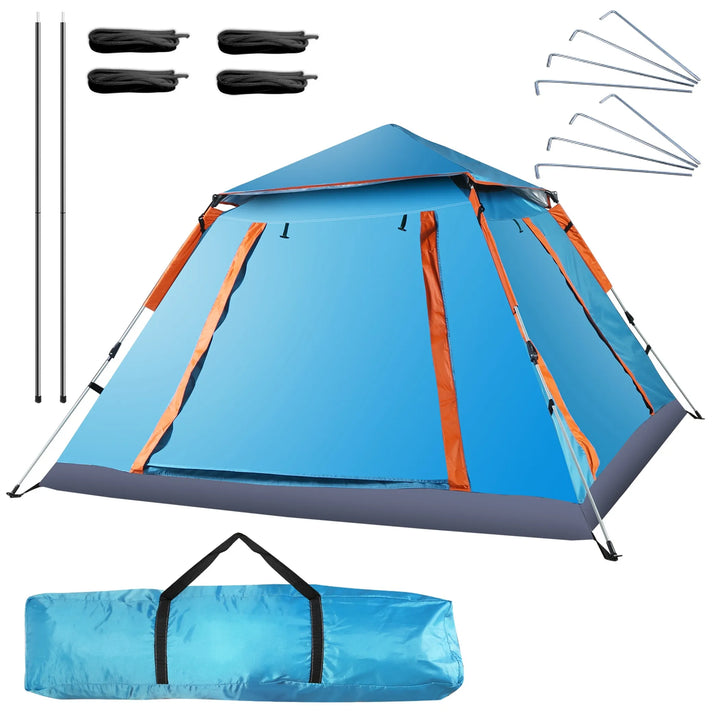 4-5 Person Camping Tent Outdoor Foldable Waterproof Tent