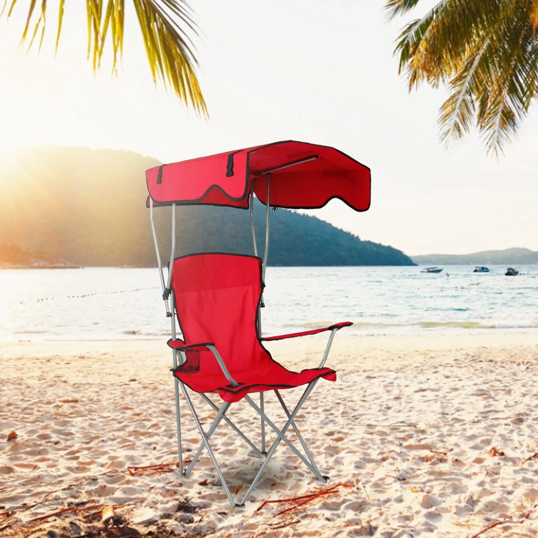 Foldable Beach Canopy Chair