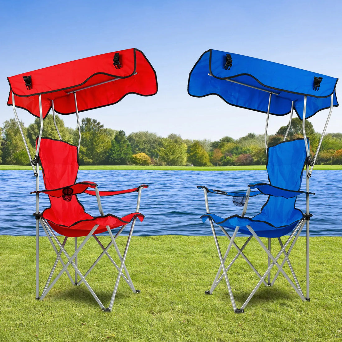 Foldable Beach Canopy Chair
