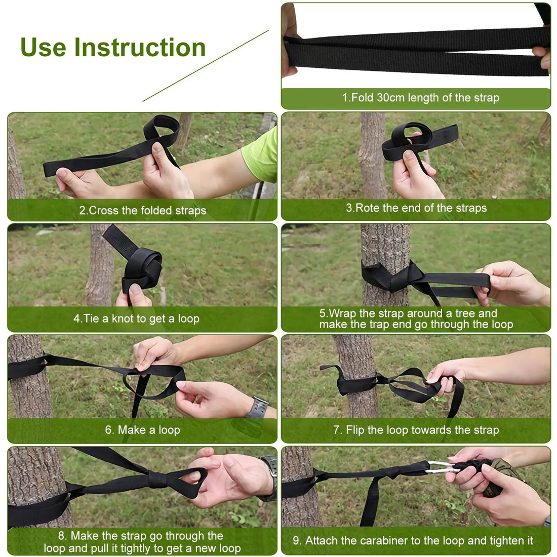 600lbs Load 2 Persons Hammock