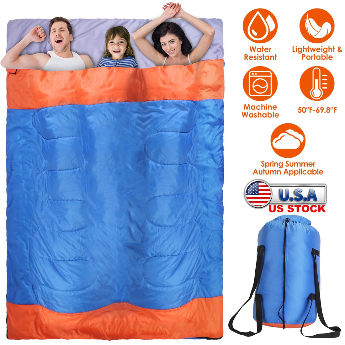 3 People Sleeping Bag